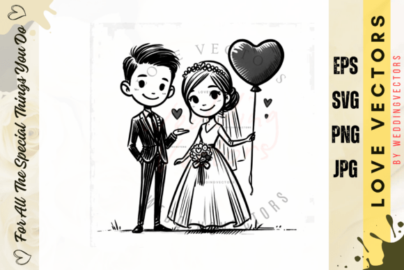 C3614: Wedding & Love Vectors for Designers