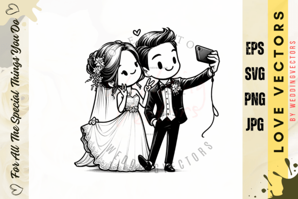 Elevate Your Designs with Timeless Wedding Vectors