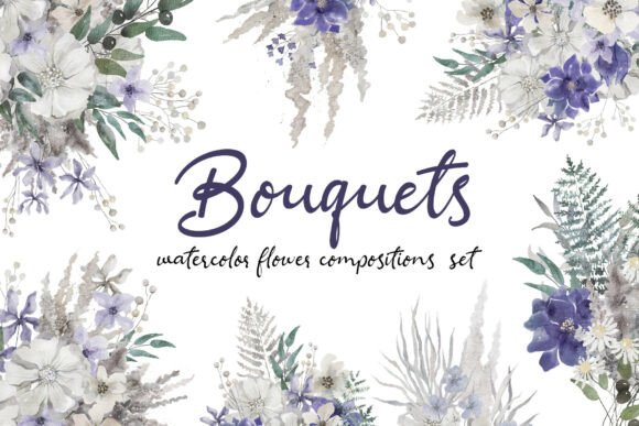 Watercolor Bouquets Floral Cliparts Set: A Designer's Guide