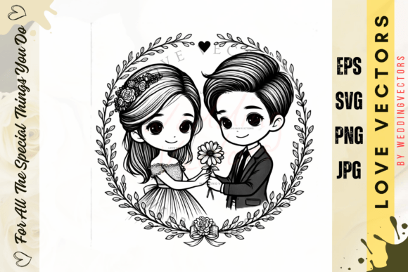 Wedding Couple and Love Vectors - C2650: A Designer's Guide
